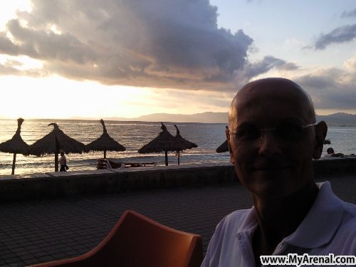 Mallorca Urlaubsbild - Ballermann am Abend