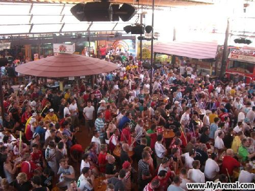 Mallorca Urlaubsbild - Bundesliga Saisonfinale 2009 Bierkönig