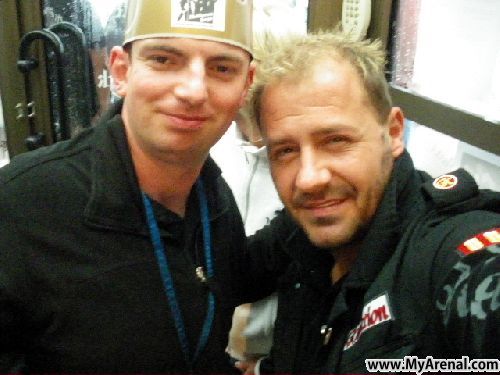 Mallorca Urlaubsbild - Emmi  mit Willi Herren im Deutsche Eck Opening2010
