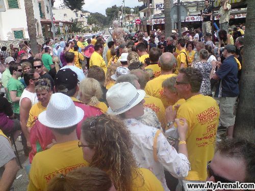 Mallorca Urlaubsbild - Kurz vor der Polonaise 2010