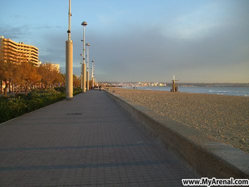 Mallorca Urlaubsbild - Leeres Arenal