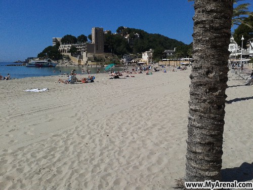 Mallorca Urlaubsbild - Paguera Strand
