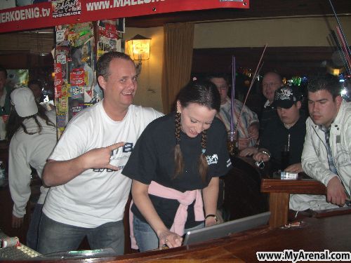 Mallorca Urlaubsbild - Palmenstrandradio live im Bierkönig- Anka und Düse
