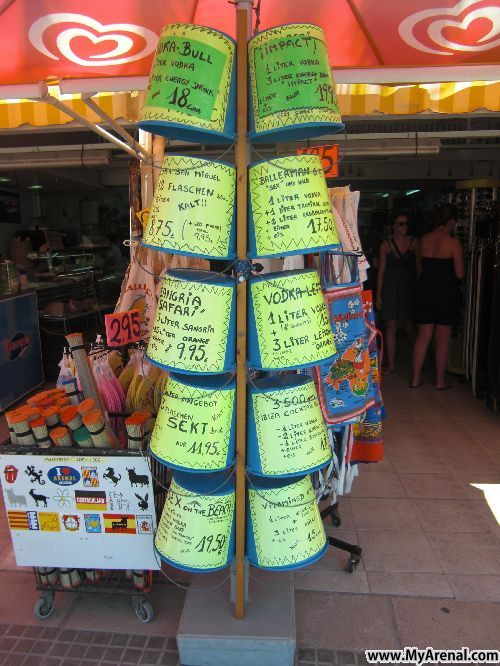 Mallorca Urlaubsbild - Partyausrüstung