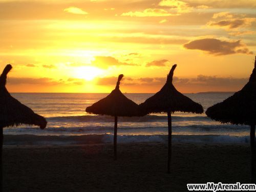 Mallorca Urlaubsbild - Sonnenuntergang